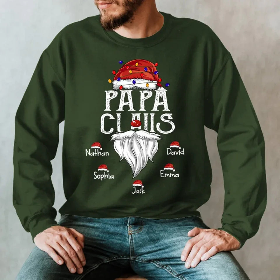 Hat Santa With Christmas Lights_ Gift For Grandpa__