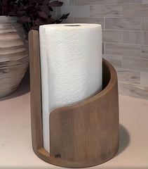 Rustic Mountain Paper Towel Holder – Wooden Kitchen Counter Organizer (Free shipping on orders of 2 items or more)