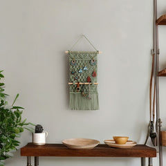 Hand-Woven Jewelry Storage Blanket